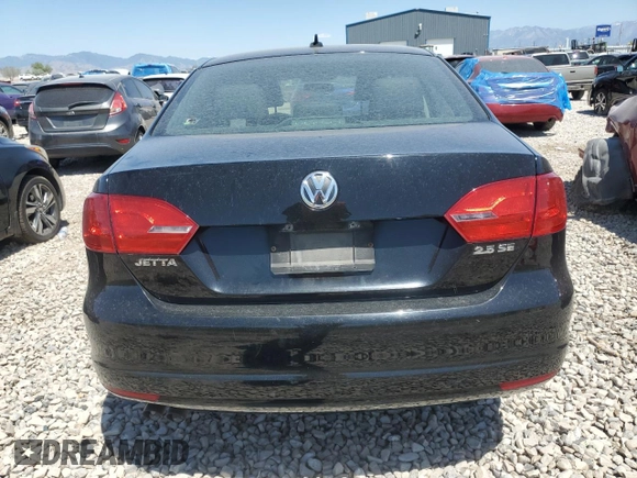 2012 Volkswagen Jetta SE with VIN 3VWDX7AJ4CM418234, listed as a Copart auction lot 60942805 with 143,652 mi miles and Clean title. Bid and sale history available at DreamBid. Image 6.
