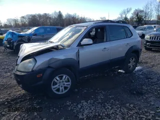 2006 Hyundai Tucson GLS with VIN KM8JN72D06U298853, listed as a Copart auction lot 80314274 with 0 mi miles and Salvage Title. Bid and sale history available at carsss.com. Image 1.
