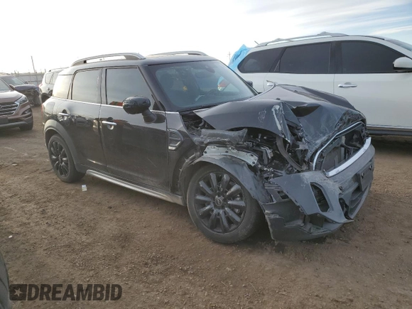 2021 MINI Countryman Oxford Edition with VIN WMZ23BR08M3N18103, listed as a Copart auction lot 48546585 with 47,209 mi miles and Salvage Title. Bid and sale history available at carsss.com. Image 4.