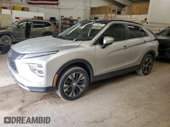 2022 Mitsubishi Eclipse Cross SE z VIN JA4ATWAA0NZ002477, wystawiony jako Copart lot #52384025 z przebiegiem 102 441 mil mil oraz Szkoda całkowita • Salvage title. Historia ofert i sprzedaży dostępna na DreamBid. Obrazek 1.