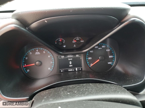 2018 Chevrolet Colorado 2WD Work Truck with VIN 1GCGSBEA9J1180628, listed as a Copart auction lot 79389824 with 70,609 mi miles and Non Repairable. Bid and sale history available at carsss.com. Image 9.