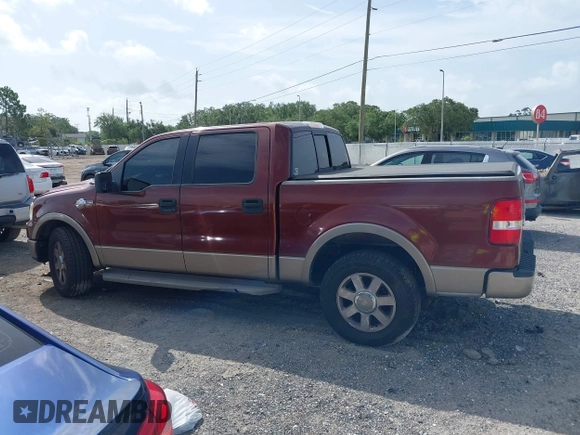 2005 Ford F-150 XLT with VIN 1FTPW12535KE05731, listed as a IAAI auction lot 42496388 with 210,545 mi miles and . Bid and sale history available at DreamBid. Image 14.
