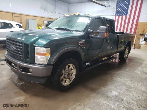 2010 Ford Super Duty F-350 SRW XL with VIN 1FTWW3BRXAEA22033, listed as a Copart auction lot 43801205 with 138,195 mi miles and Clean Title. Bid and sale history available at carsss.com. Image 1.