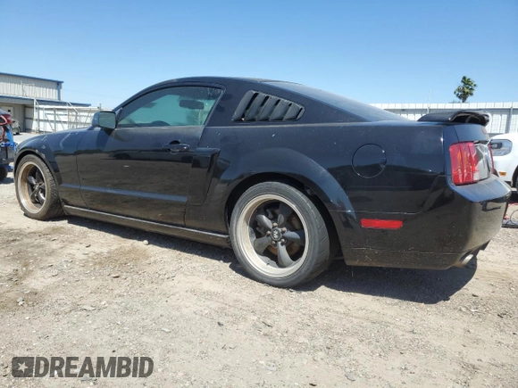 2007 Ford Mustang GT Deluxe with VIN 1ZVFT82H275347682, listed as a Copart auction lot 52178545 with 110,871 mi miles and Salvage Title. Bid and sale history available at carsss.com. Image 2.