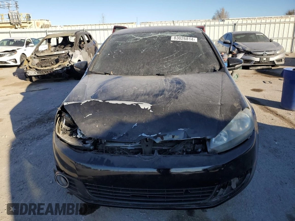2012 Volkswagen Golf TDI with VIN WVWDM7AJ0CW339994, listed as a Copart auction lot 83026814 with 171,386 mi miles and Salvage title. Bid and sale history available at DreamBid. Image 5.