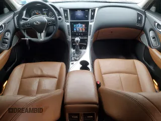 2023 Infiniti Q50 Luxe with VIN JN1EV7BR6PM541314, listed as a Copart auction lot 49377505 with 23,601 mi miles and Salvage title. Bid and sale history available at DreamBid. Image 8.