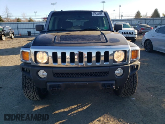 2007 Hummer H3 SUV with VIN 5GTDN13E578124088, listed as a Copart auction lot 49631365 with 192,864 mi miles and Salvage Title. Bid and sale history available at carsss.com. Image 5.