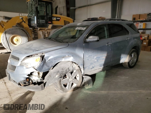 2014 Chevrolet Equinox LTZ with VIN 2GNFLHEK5E6205779, listed as a Copart auction lot 42414075 with 106,924 mi miles and Clean Title. Bid and sale history available at carsss.com. Image 1.