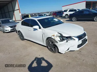 2013 Lexus GS 350 with VIN JTHBE1BL3D5022427, listed as a IAAI auction lot 41417506 with 128,075 mi miles. Bid and sale history available at carsss.com. Image 1.
