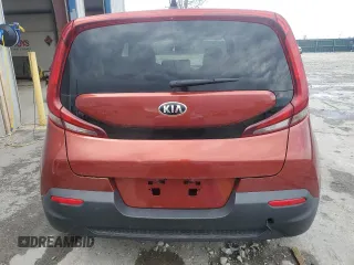 2020 Kia Soul S with VIN KNDJ23AUXL7122250, listed as a Copart auction lot 52758195 with 55,572 mi miles and Salvage Title. Bid and sale history available at carsss.com. Image 6.