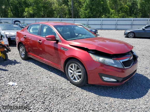 2012 Kia Optima LX with VIN 5XXGM4A72CG074898, listed as a Copart auction lot 52913115 with 142,705 mi miles and Salvage Title. Bid and sale history available at carsss.com. Image 4.