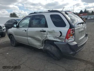 2008 Kia Sportage LX with VIN KNDJF724087489496, listed as a Copart auction lot 48431835 with 0 mi miles and Salvage Title. Bid and sale history available at carsss.com. Image 2.
