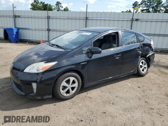 2012 Toyota Prius One with VIN JTDKN3DU7C5474043, listed as a Copart auction lot 62033154 with 136,708 mi miles and Salvage Title. Bid and sale history available at carsss.com. Image 1.