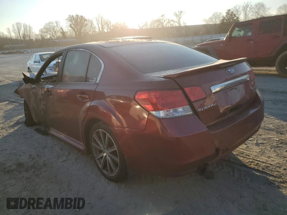 2013 Subaru Legacy Special Sports z VIN 4S3BMCG67D3041335, wystawiony jako Copart lot #46668575 z przebiegiem Nie podano mil oraz Szkoda całkowita • Salvage title. Historia ofert i sprzedaży dostępna na DreamBid. Obrazek 2.