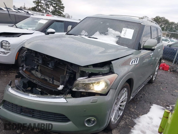 2011 Infiniti QX56 8-passenger с VIN JN8AZ2NC4B9302676, выставлен на аукционе IAAI как лот 41286126 с пробегом 210 229 миль миль и . История ставок и продаж доступна на DreamBid. Изображение 2.
