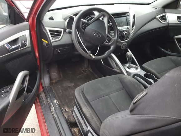 2015 Hyundai Veloster RE:FLEX with VIN KMHTC6AD7FU244654, listed as a Copart auction lot 88528035 with 139,336 mi miles and Clean Title. Bid and sale history available at carsss.com. Image 8.