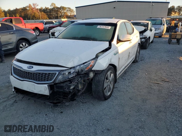 2015 Kia Optima EX with VIN KNAGN4AD0F5091420, listed as a Copart auction lot 76747844 with 89,155 mi miles and Salvage Title. Bid and sale history available at DreamBid. Image 1.