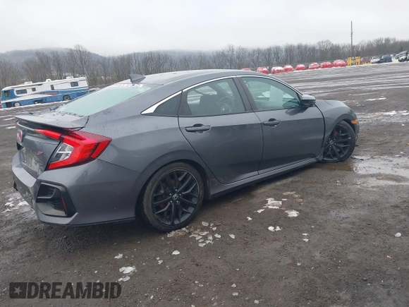 2020 Honda Civic Si with VIN 2HGFC1E55LH707320, listed as a IAAI auction lot 41569008 with 65,441 mi miles and . Bid and sale history available at DreamBid. Image 4.