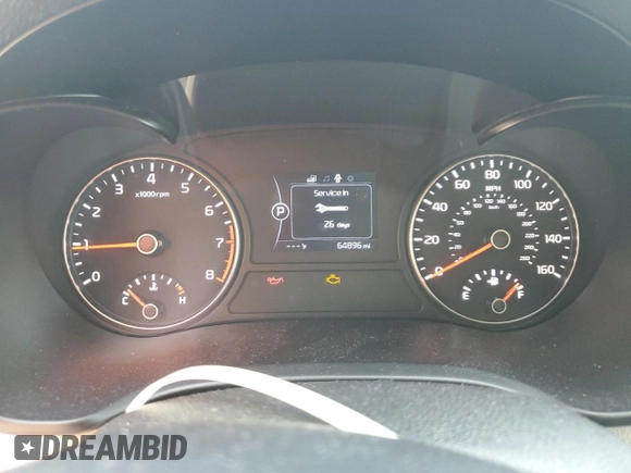 2018 Kia Optima LX with VIN 5XXGT4L32JG180889, listed as a Copart auction lot 53257725 with 64,896 mi miles and Salvage Title. Bid and sale history available at carsss.com. Image 9.