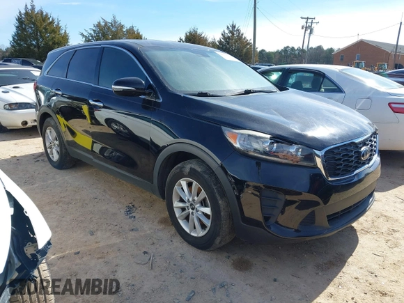2019 Kia Sorento LX with VIN 5XYPG4A36KG538256, listed as a IAAI auction lot 41601031 with 1 mi miles. Bid and sale history available at carsss.com. Image 1.