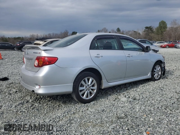 2009 Toyota Corolla with VIN 1NXBU40E89Z082576, listed as a Copart auction lot 50599915 with 208,305 mi miles and Salvage Title. Bid and sale history available at carsss.com. Image 3.