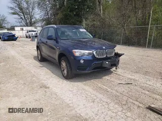 2017 BMW X3 xDrive28i with VIN 5UXWX9C55H0T14187, listed as a Copart auction lot 55049325 with 173,346 mi miles and Salvage Title. Bid and sale history available at DreamBid. Image 14.