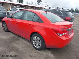 2014 Chevrolet Cruze LS with VIN 1G1PB5SG1E7347876, listed as a IAAI auction lot 41797128 with 126,276 mi miles. Bid and sale history available at carsss.com. Image 3.