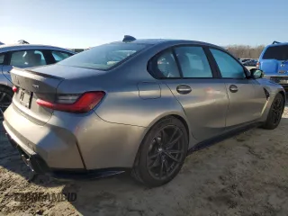 2021 BMW M3 with VIN WBS53AY00MFL13228, listed as a Copart auction lot 45938794 with 69,482 mi miles. Bid and sale history available at carsss.com. Image 3.