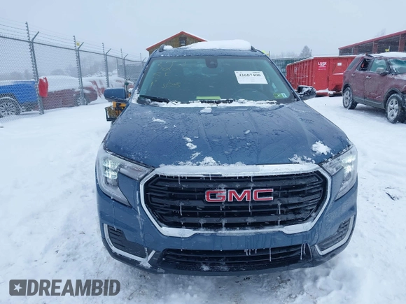 2024 GMC Terrain SLE with VIN 3GKALTEG8RL279172, listed as a IAAI auction lot 41607408 with 11,944 mi miles. Bid and sale history available at carsss.com. Image 12.