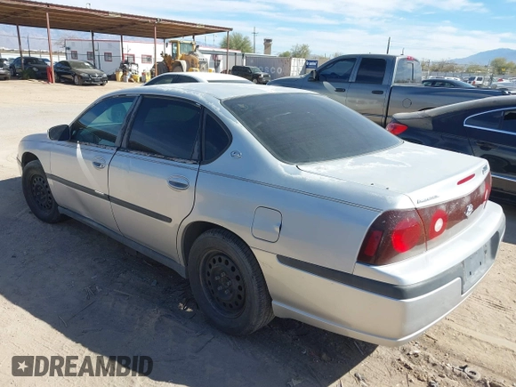 2001 Chevrolet Impala with VIN 2G1WF52E019363087, listed as a IAAI auction lot 41621948 with 128,163 mi miles and . Bid and sale history available at DreamBid. Image 3.
