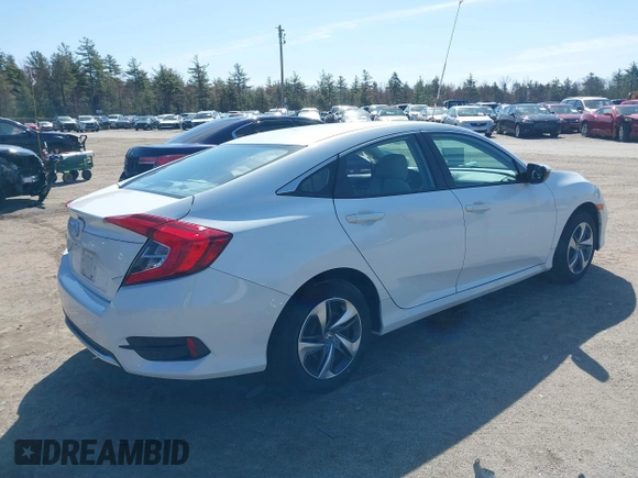 2020 Honda Civic LX with VIN 2HGFC2F64LH578421, listed as a IAAI auction lot 42103414 with 11,327 mi miles and . Bid and sale history available at DreamBid. Image 4.
