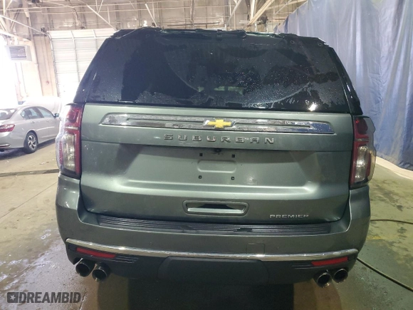 2023 Chevrolet Suburban Premier with VIN 1GNSCFKDXPR478152, listed as a Copart auction lot 50503015 with 0 mi miles and Non Repairable. Bid and sale history available at carsss.com. Image 6.