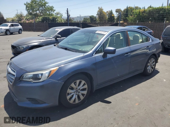 2015 Subaru Legacy Premium with VIN 4S3BNAD60F3070961, listed as a Copart auction lot 60510115 with 68,006 mi miles and Salvage title. Bid and sale history available at DreamBid. Image 1.