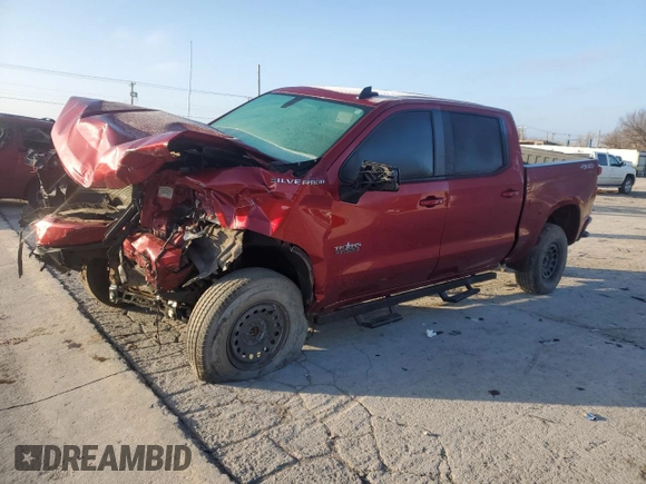 2021 Chevrolet Silverado 1500 RST with VIN 1GCUYEED8MZ409934, listed as a Copart auction lot 46626535 with 0 mi miles and Salvage Title. Bid and sale history available at carsss.com. Image 1.