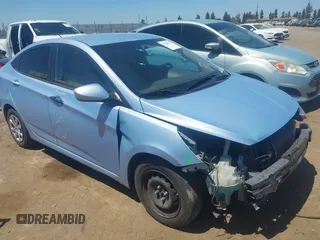 2013 Hyundai Accent GLS with VIN KMHCT4AE7DU521782, listed as a IAAI auction lot 42300592 with 110,125 mi miles and . Bid and sale history available at DreamBid. Image 1.