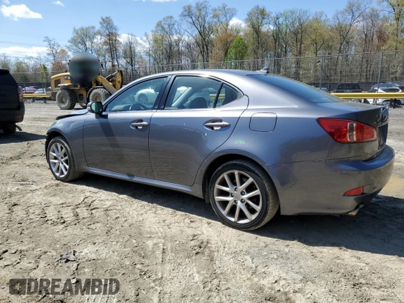 2013 Lexus IS 250 with VIN JTHCF5C25D2036068, listed as a Copart auction lot 52014305 with 130,819 mi miles and Salvage Title. Bid and sale history available at carsss.com. Image 2.