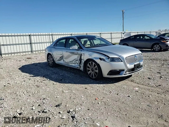 2017 Lincoln Continental Reserve with VIN 1LN6L9RP3H5634709, listed as a Copart auction lot 79034684 with 42,552 mi miles and Salvage Title. Bid and sale history available at carsss.com. Image 10.