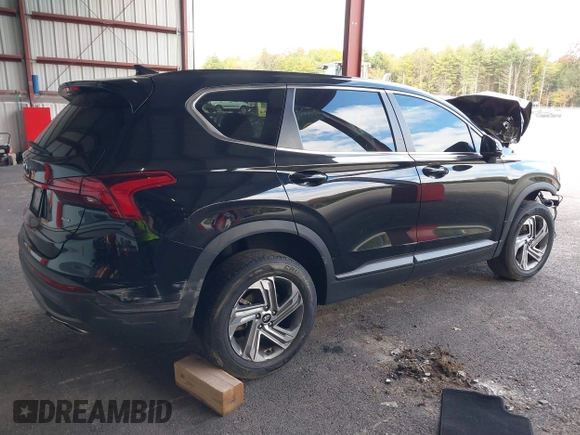 2021 Hyundai Santa Fe SE with VIN 5NMS1DAJ7MH311791, listed as a IAAI auction lot 40483862 with 1 mi miles. Bid and sale history available at carsss.com. Image 4.