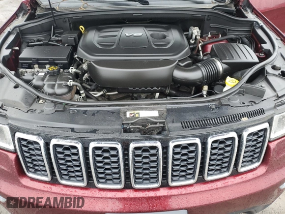 2017 Jeep Grand Cherokee Altitude z VIN 1C4RJFAG4HC662001, wystawiony jako Copart lot #58292605 z przebiegiem 61 996 mil mil oraz Czysty tytuł • Clean title. Historia ofert i sprzedaży dostępna na DreamBid. Obrazek 12.