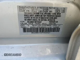 2021 Nissan Sentra SV z VIN 3N1AB8CV1MY255467, wystawiony jako Copart lot #49408465 z przebiegiem 97 187 mil mil oraz Szkoda całkowita • Salvage title. Historia ofert i sprzedaży dostępna na DreamBid. Obrazek 12.