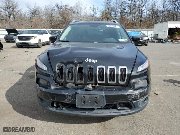 2016 Jeep Cherokee Latitude with VIN 1C4PJMCS8GW144905, listed as a Copart auction lot 45677825 with 144,876 mi miles and Salvage Title. Bid and sale history available at carsss.com. Image 5.