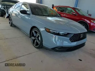 2024 Honda Accord Sport с VIN 1HGCY2F55RA050213, выставлен на аукционе Copart как лот 54633855 с пробегом 17 341 миль миль и Списание • Salvage title. История ставок и продаж доступна на DreamBid. Изображение 13.