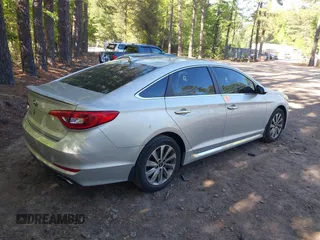2016 Hyundai Sonata Sport with VIN 5NPE34AF6GH335980, listed as a IAAI auction lot 42137648 with 132,426 mi miles and . Bid and sale history available at DreamBid. Image 4.