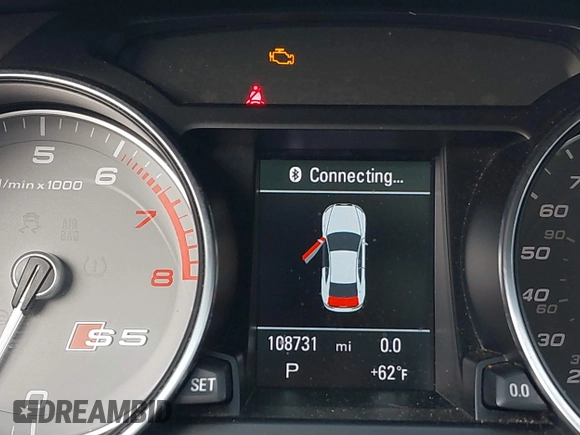 2015 Audi S5 Premium Plus with VIN WAUCGAFR7FA005913, listed as a IAAI auction lot 41542991 with 108,731 mi miles. Bid and sale history available at carsss.com. Image 15.