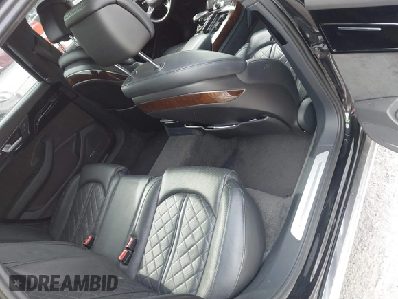 2015 Audi A8 L 4.0T with VIN WAU32AFD7FN006233, listed as a IAAI auction lot 41353034 with 119,693 mi miles. Bid and sale history available at carsss.com. Image 8.