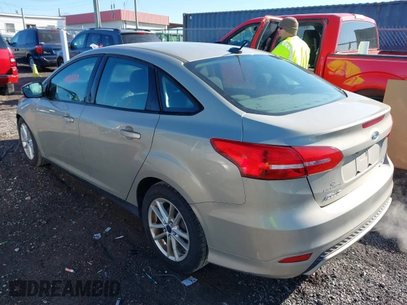 2016 Ford Focus SE with VIN 1FADP3F20GL204450, listed as a IAAI auction lot 41853717 with 108,741 mi miles. Bid and sale history available at carsss.com. Image 3.