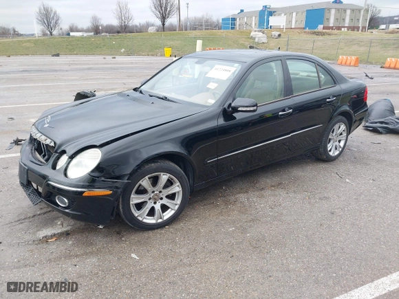 2009 Mercedes-Benz E-Class Luxury 3.5L with VIN WDBUF87X29B368908, listed as a IAAI auction lot 41224808 with 143,719 mi miles. Bid and sale history available at carsss.com. Image 18.