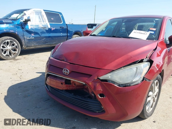 2016 Scion iA with VIN 3MYDLBZVXGY108176, listed as a IAAI auction lot 41590603 with 227,001 mi miles. Bid and sale history available at carsss.com. Image 6.