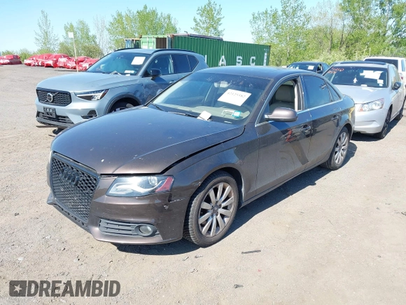 2011 Audi A4 2.0T Premium Plus with VIN WAUFFAFL1BN024858, listed as a IAAI auction lot 42125582 with 151,426 mi miles. Bid and sale history available at carsss.com. Image 2.