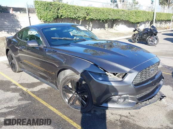 2016 Ford Mustang EcoBoost with VIN 1FA6P8TH2G5202718, listed as a IAAI auction lot 41135150 with Not Provided miles. Bid and sale history available at carsss.com. Image 1.